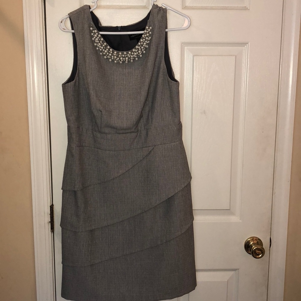 Grey Sheath Dress